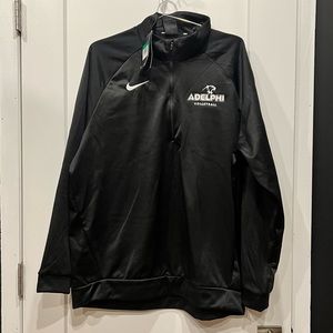 Mens XL quarter-zip, black Sweatshirt - Adelphi U